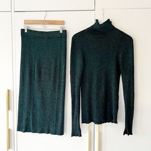 𝅺G.V.G.V Matching glitter knit set